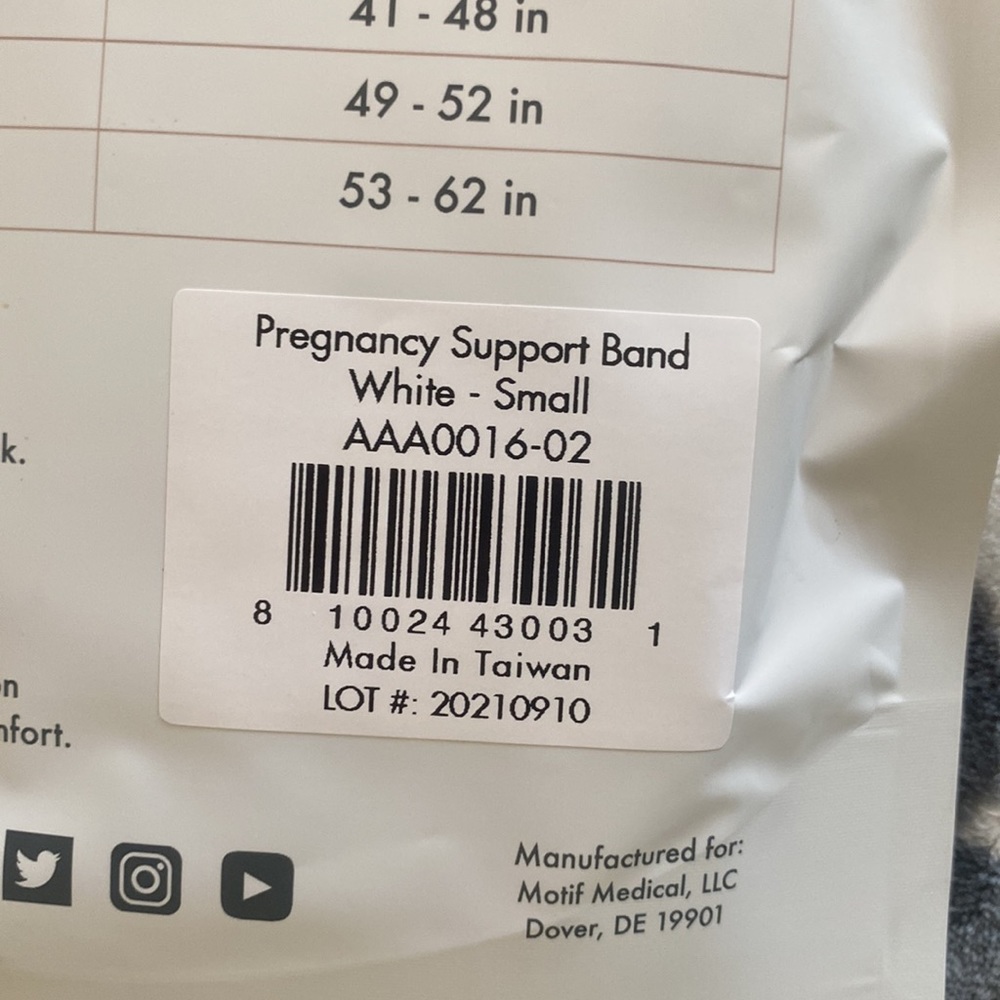 Motif pregnancy support band - Picture 4 of 4